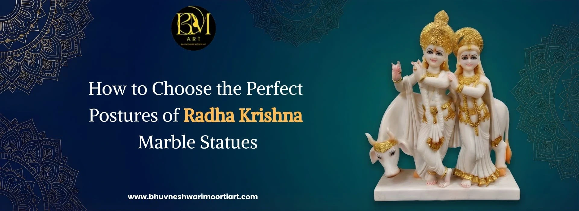 How to Choose the Perfect Postures of Radha Krishna Marble Statues