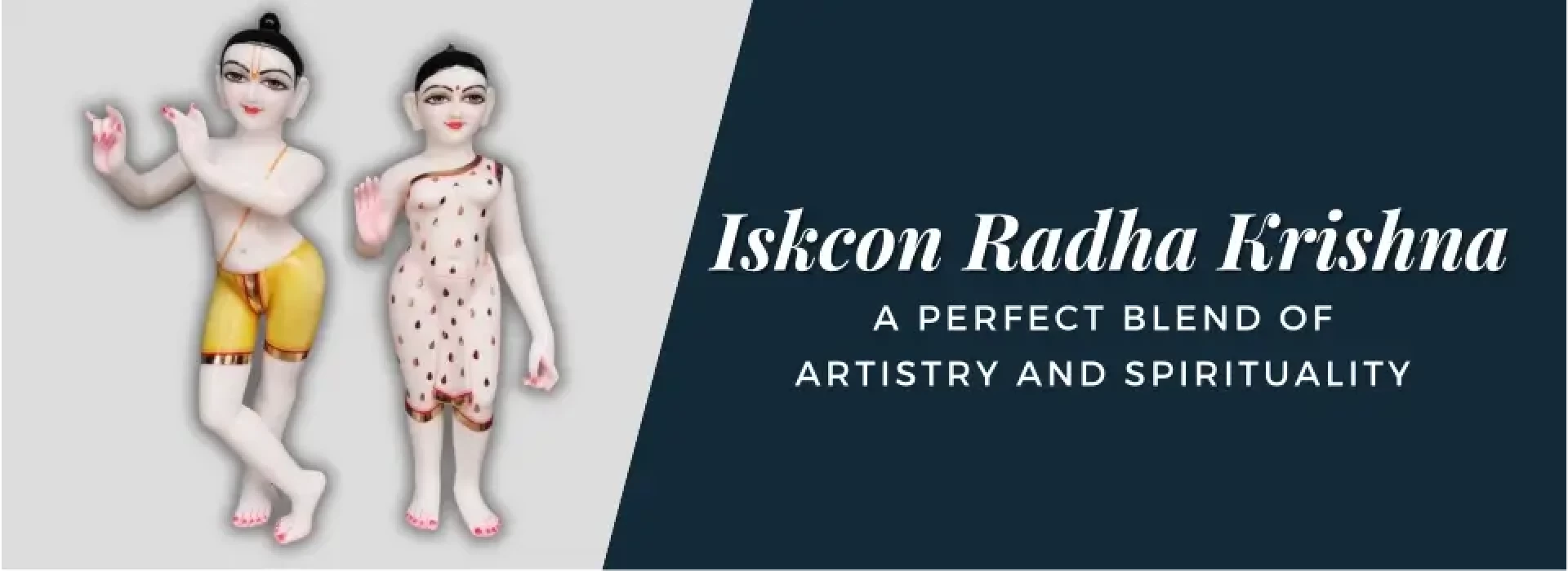 Iskcon Radha Krishna Statue: A Perfect Blend of Artistry and Spirituality.