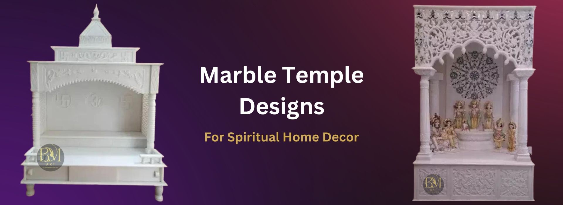 Beautiful Marble Temple Designs For Spiritual Home Decor