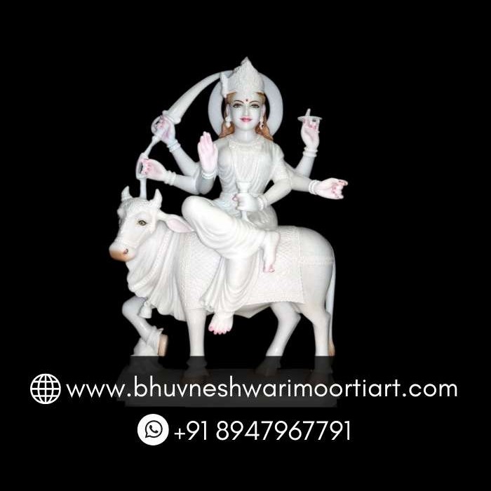 Mahagauri Mata Marble Statue