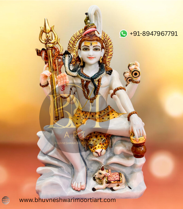 Shiv Ji Marble Sculpture thumbnail