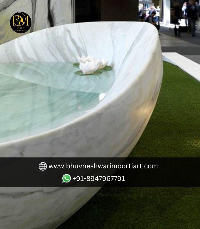 Luxurious White Marble Bathtubs for Hotel Needs