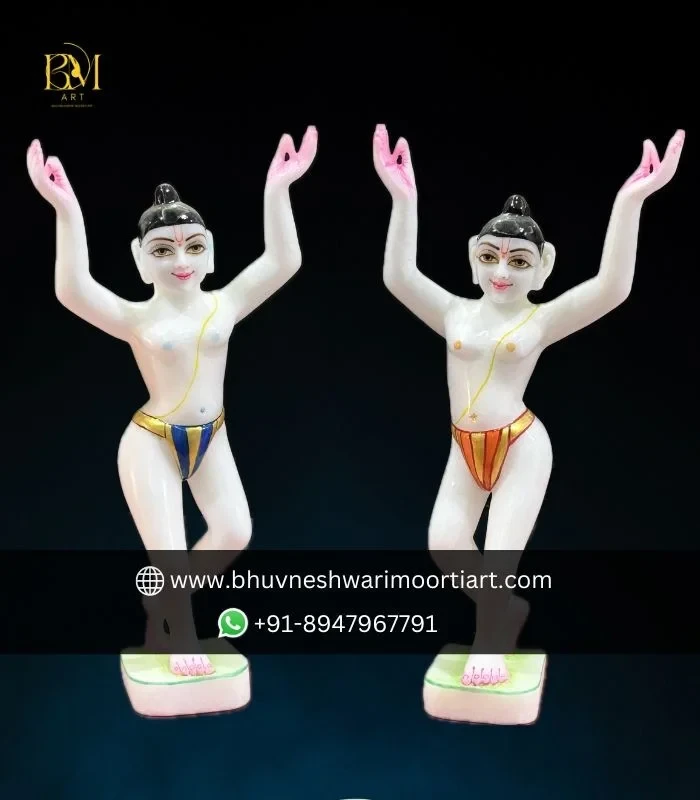 Marble Chaitanya Mahaprabhu Idol