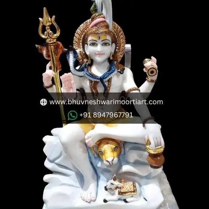 Shiv Ji Marble Sculpture