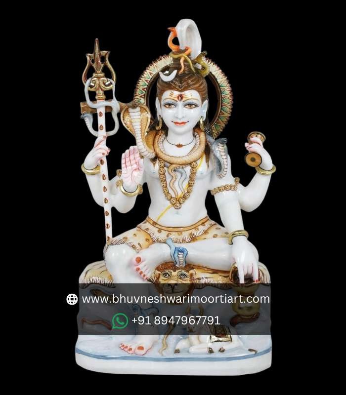 Colorful Lord Shiva Statue