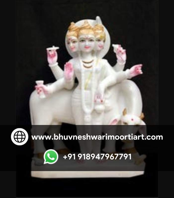 Marble Dattatreya Moorti