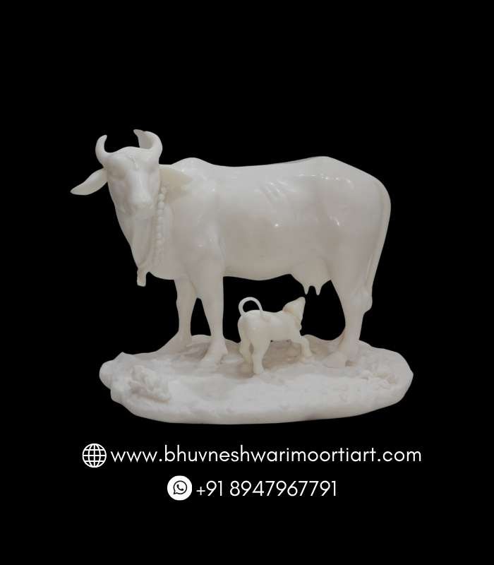 Stone Cow Statue