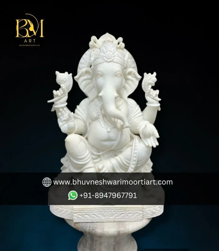 2 Feet Marble Exclusive Ganpati Idol