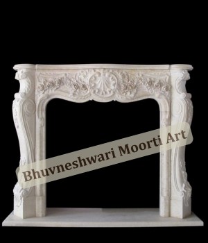 Luxury Marble Fireplace