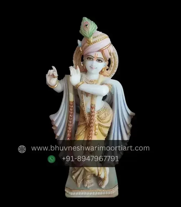 Marble Krishna Statue