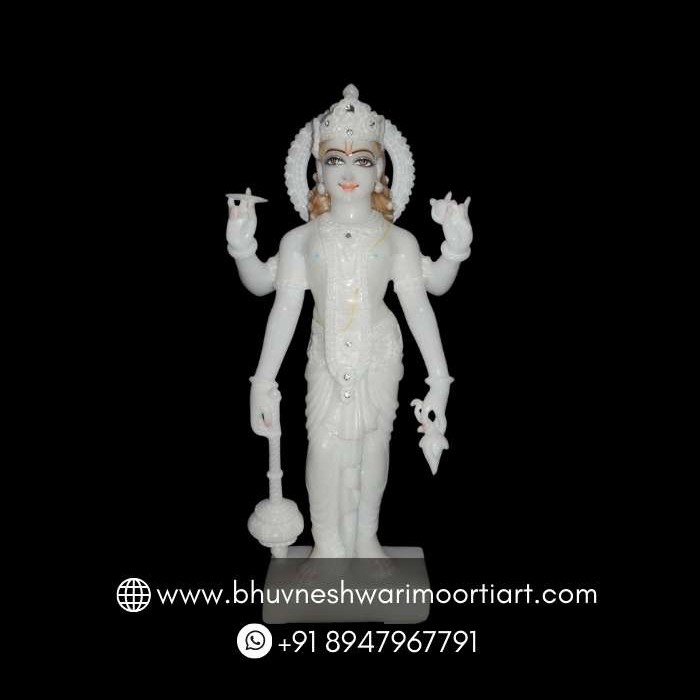 Marble Lord Vishnu Ji Statue