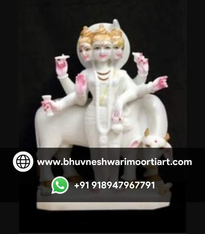 Marble Dattatreya Moorti