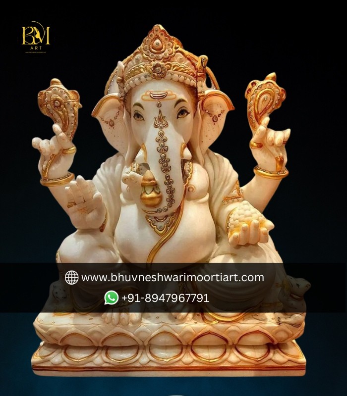 Bhagwan Ganesha Ji Statue in Marble