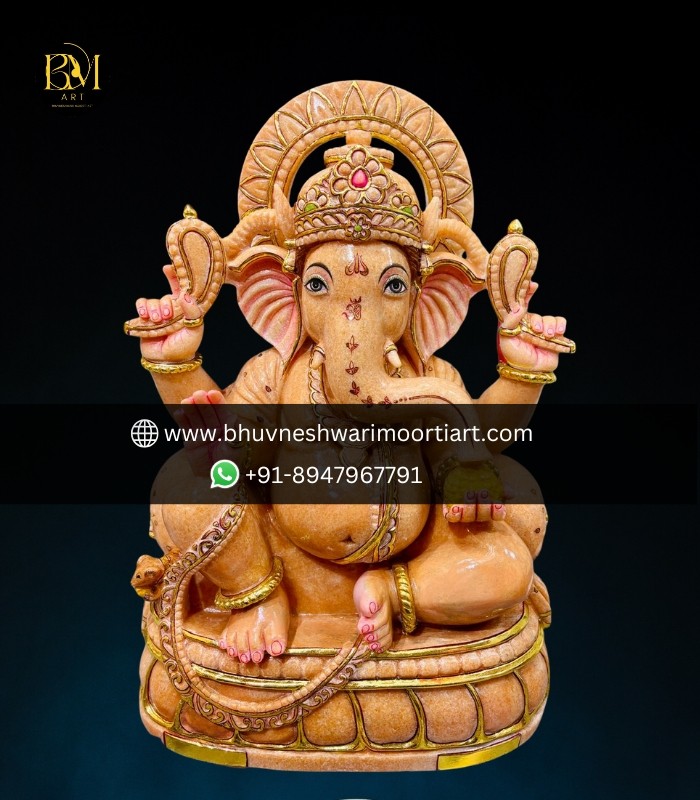 Marble Statue Of Ganesh Ji For Temple