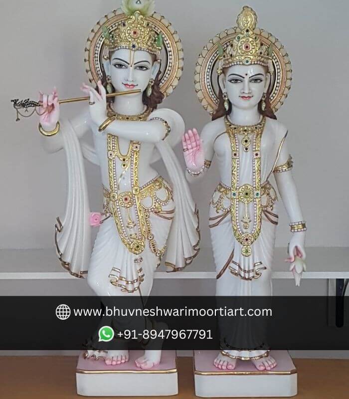 Makrana Marble Radha Krishna Murti