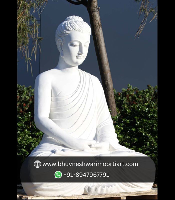 Marble Buddha Sculpture