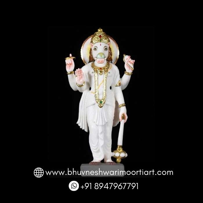 Marble Lord Vishnu Statue