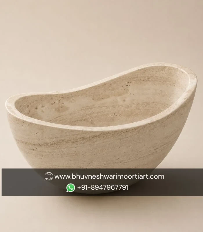 Natural stone luxurious bath tub