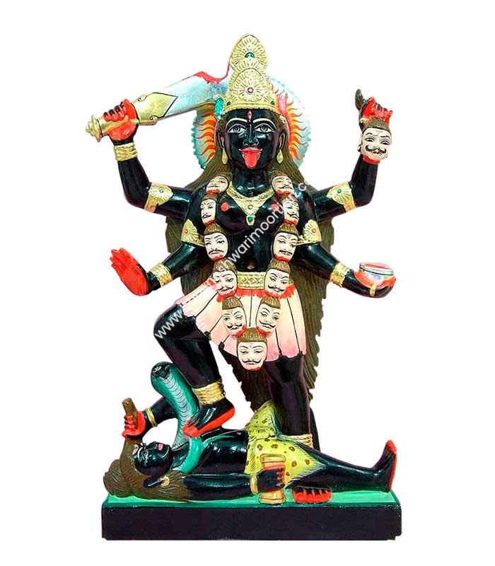 Black Marble Kali Mata Statue