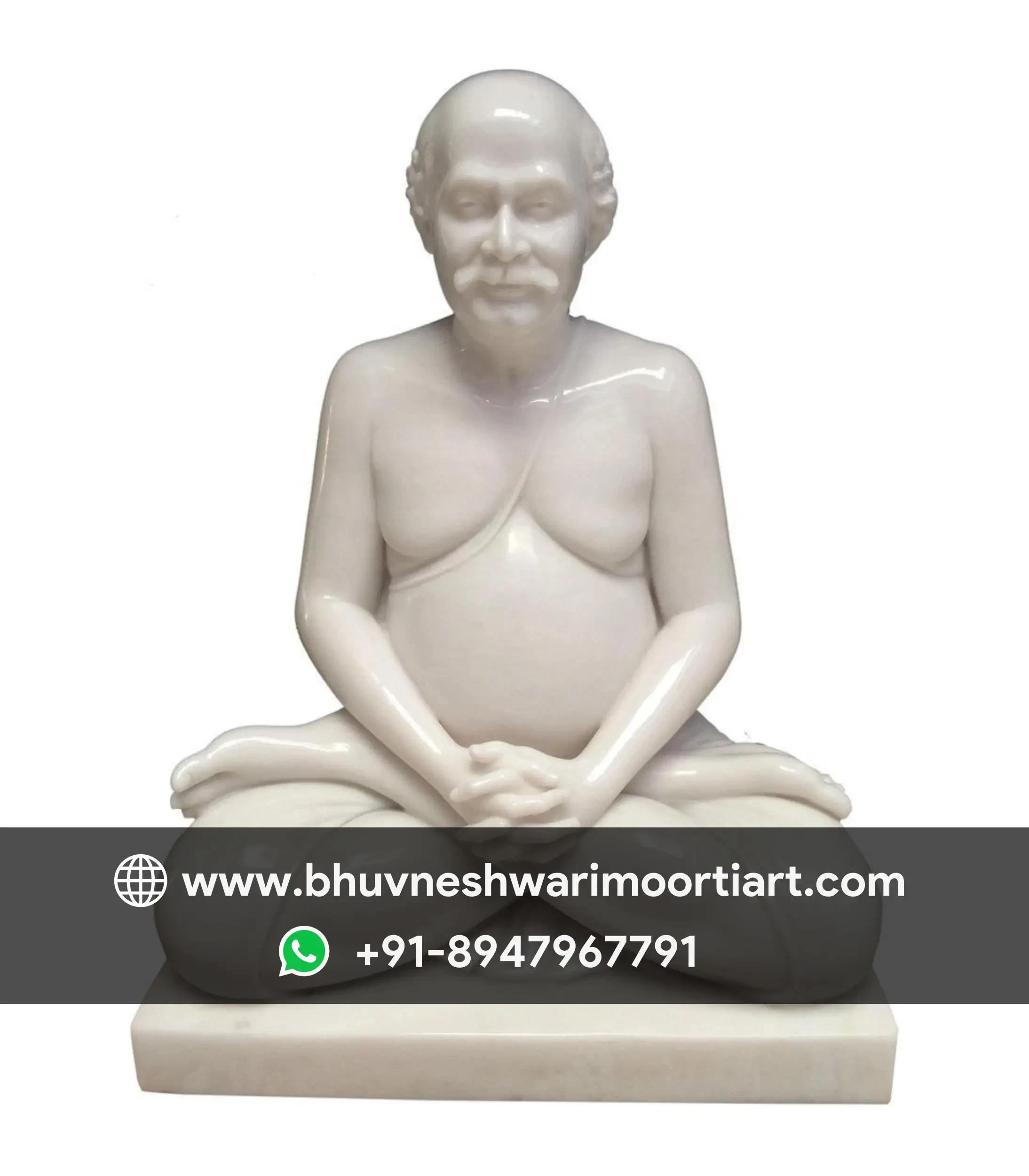 Lahiri Mahasaya Marble Statue