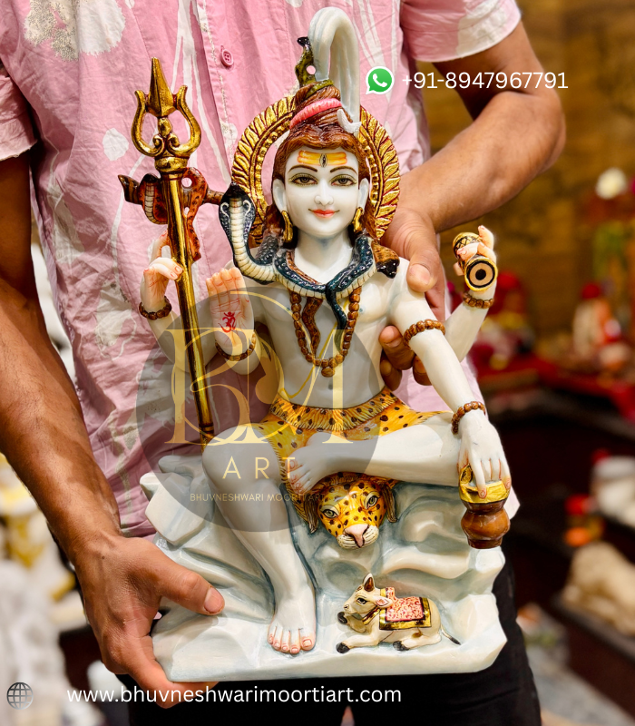 Shiv Ji Marble Sculpture thumbnail