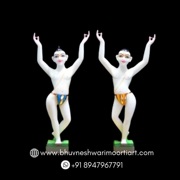 Marble Chaitanya Mahaprabhu Idol