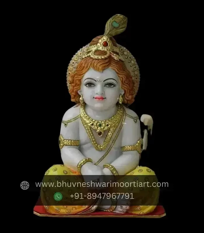 Bal Gopal Marble Statue