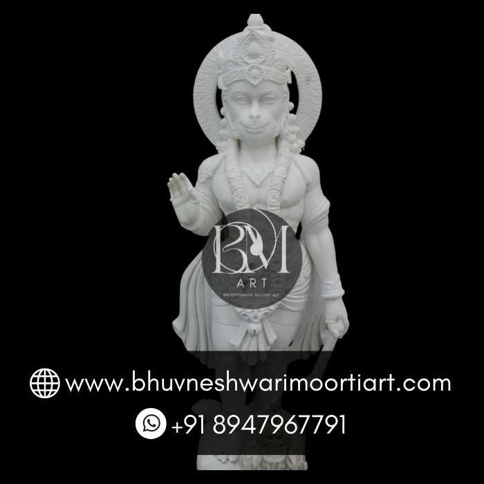 Marble Hanuman Statue