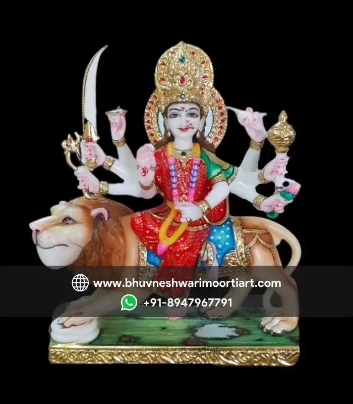 Maa Durga Marble Murti