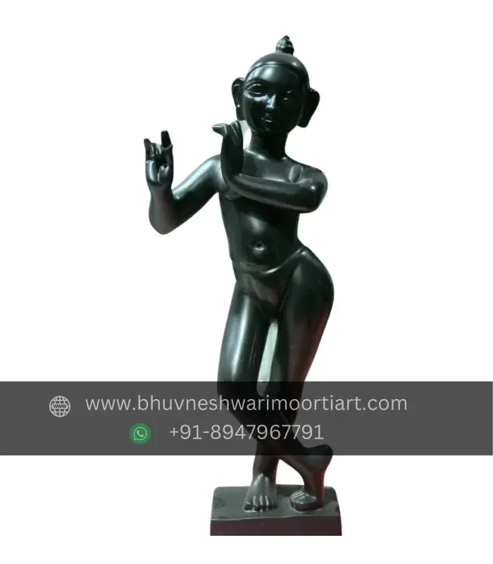 Iskcon Black Marble Krishna Statue