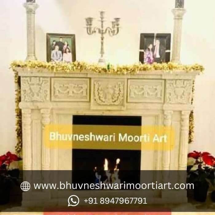 Carved Fireplace for Home
