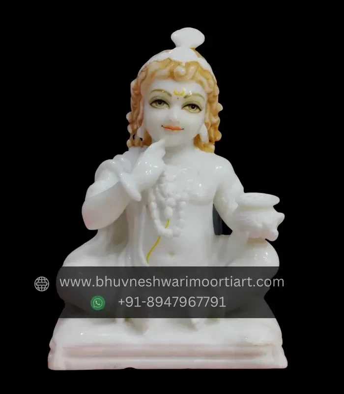 Laddu Gopal Marble Statue