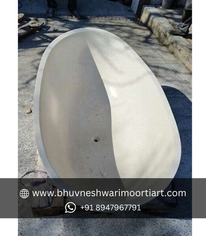 White Stone Bathtub