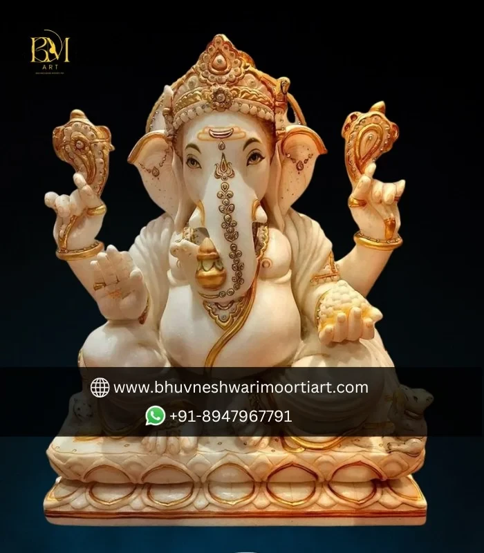 Bhagwan Ganesha Ji Statue in Marble thumbnail
