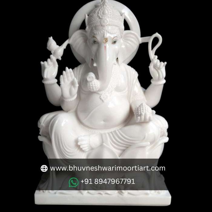 Bhagwan Ganesha Ji Statue in Marble