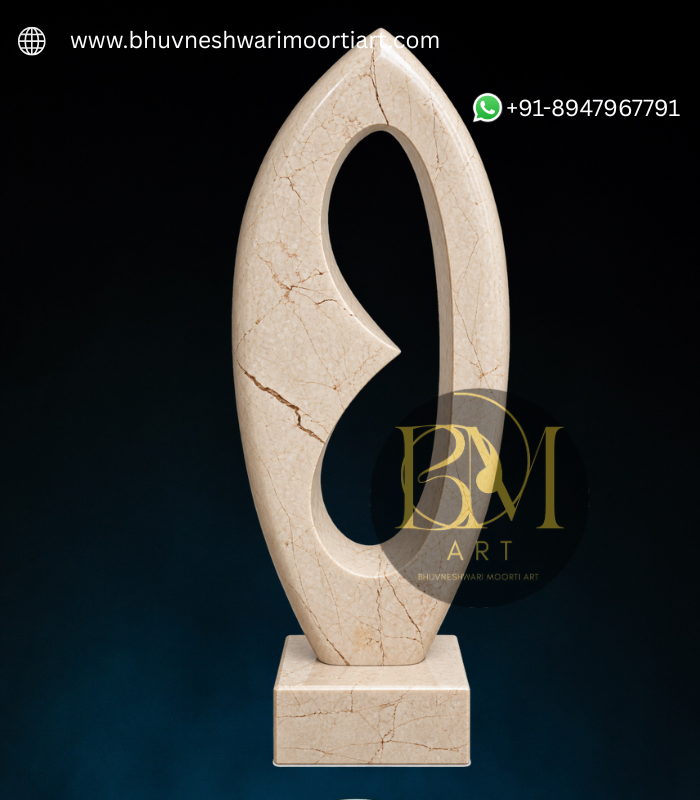 Italian Stone Modern Art Sculpture